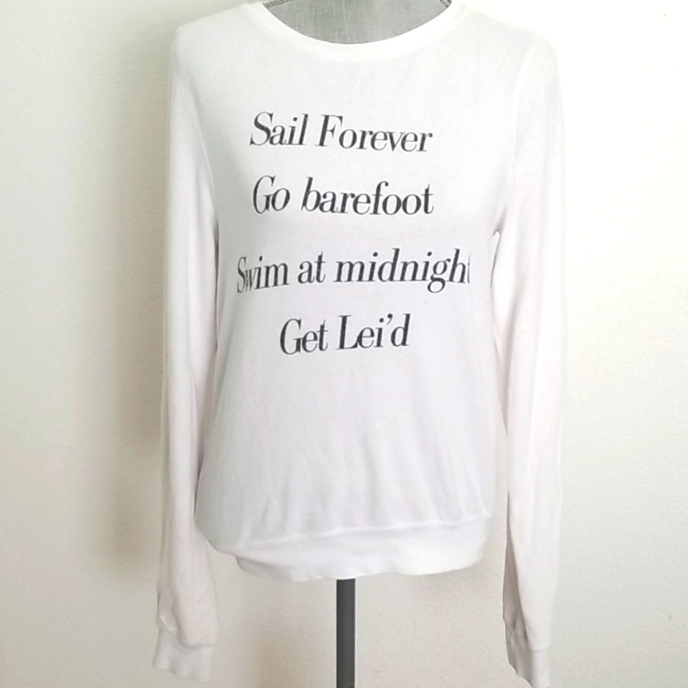 Wildfox Lightweight Baggy Sweatshirt! Sz XS